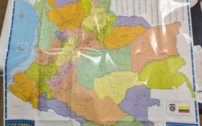 コロンビア地図